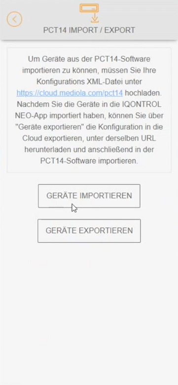 App PCT14 Import